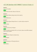 ALU 201 Questions with CORRECT Answers &lpar;Grade A&plus;&rpar;