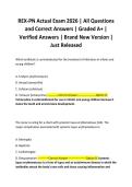 REX-PN Actual Exam 2026 &vert; All Questions and Correct Answers &vert; Graded A&plus; &vert; Verified Answers &vert; Brand New Version &vert; Just Released