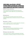 LSUS MHA 705 EXAM 1 STUDY&NewLine;GUIDE WITH ACCURATE ANSWERS&NewLine;2026 COMPLETE REVIEW PACKAGE