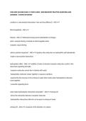 MCB 2000 &lpar;UCONN&rpar; EXAM 1 STUDY GUIDE &vert; BIOCHEMISTRY PRACTICE QUESTIONS AND ANSWERS &vert; COMPLETE REVIEW