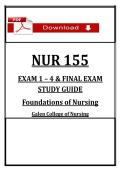 NUR 155 Exam 1-4 & Final Exam &ndash; &lpar;2026&rpar; Actual Questions & Answers &lpar;GCN&rpar; 100&percnt; Guarantee Pass