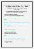 ACLS CERTIFICATION PRACTICE TEST&colon; HIGH-YIELD &NewLine;QUESTIONS BASED ON EMERGENCY CARDIAC &NewLine;CARE GUIDELINES Q&A WITH DETAILED &NewLine;RATIONALES&period; 