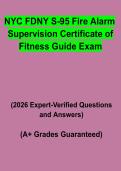 OH Fire Alarm Study Guide Exam &vert; Questions & Answers&comma; Comprehensive Study Guide&comma; Practice Test & Revision Notes &vert; Latest 2026 PDF