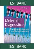 Complete TEST BANK&colon; Molecular Diagnostics&colon; Fundamentals&comma; Methods&comma; and Clinical Applications by Lela Buckingham 3RD EDITION 