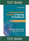 Test Bank&colon; Evidence-Based Practice &lpar;EBP&rpar; in Nursing & Healthcare&colon; A Guide to Best Practice by Bernadette Mazurek Melnyk &comma;Ellen Fineout-Overholt &vert; All Chapters 1-24