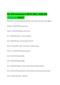 NU 518 assessment WITH WELL VERIFIED&NewLine;ANSWERS 2026&excl;&excl;&excl;