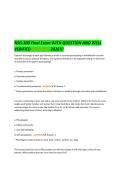 NSG-300 Final Exam WITH QUESTION AND WELL&NewLine;VERIFIED ANSWERS 2026&excl;&excl;&excl;