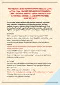 NYC ASSOCIATE BENEFITS OPPORTUNITY SPECIALIST &lpar;ABOS&rpar; &NewLine;ACTUAL EXAM COMPLETE REAL EXAM QUESTIONS AND &NewLine;CORRECT DETAILED ANSWERS &lpar;VERIFIED ANSWERS WITH &NewLine;RATIONALES&rpar; GRADED A&plus;&vert; ABOS EXAM PREP 2026  &NewLine;&lpar;MOST RECENT&excl;&excl;&rpar; 