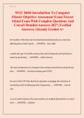 WGU D684 Introduction to Computer Science Objective Assessment Study Guide with Comprehensive Practice Questions and Detailed Solutions