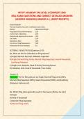 INTUIT ACADEMY TAX LEVEL 1 COMPLETE 200&plus;  &NewLine;REAL EXAM QUESTIONS AND CORRECT DETAILED ANSWERS  &NewLine;&lpar;VERIFIED ANSWERS&rpar; GRADED A&plus;&vert; &lpar;MOST RECENT&excl;&excl;&rpar;