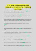 UIUC MCB 450 Exam 1 UPDATED &NewLine;ACTUAL QUESTIONS AND CORRECT &NewLine;ANSWERS