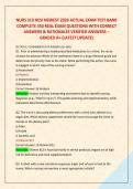 NURS 310 HESI NEWEST 2026 ACTUAL EXAM TEST BANK &NewLine;COMPLETE 350 REAL EXAM QUESTIONS WITH CORRECT &NewLine;ANSWERS & RATIONALES VERIFIED ANSWERS &ndash; &NewLine;GRADED A&plus; &lpar;LATEST UPDATE&rpar;