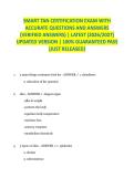 SMART TAN CERTIFICATION EXAM WITH ACCURATE QUESTIONS AND ANSWERS &lpar;VERIFIED ANSWERS&rpar; &vert; LATEST &lpar;2026&sol;2027&rpar; UPDATED VERSION &vert; 100&percnt; GUARANTEED PASS &lbrace;JUST RELEASED&rcub;