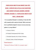 NBCOT COTA EXAM PREP 2026&colon; 200&plus; REAL EXAM QUESTIONS WITH VERIFIED ANSWERS & DETAILED RATIONALES &vert; COMPLETE TEST BANK COVERAGE&NewLine;