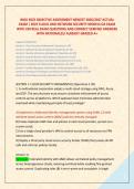 WGU E025 OBJECTIVE ASSESSMENT NEWEST 2026&sol;2027 ACTUAL &NewLine;EXAM &vert; E025 CLOUD AND NETWORK SECURITY MODELS OA EXAM &NewLine;WITH 250 REAL EXAM QUESTIONS AND CORRECT VERIFIED ANSWERS &NewLine;WITH RATIONALES&sol; ALREADY GRADED A&plus;