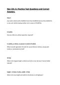 Non CDL IL Test Questions and Correct Answers&vert; Latest Update