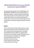 WGU D124 FNP OSCE SOAP Note & Practice Exam 2026&sol;2027 Verified Answers & Explanations &lpar;GRADED A&plus;&rpar;