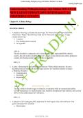 TEST BANK FOR UNDERSTANDING PATHOPHYSIOLOGY &lpar;6TH EDITION&rpar; BY HUETHER & MCCANCE &vert;ALL 42 CHAPTERS &vert; QUESTIONS & 100&percnt; VERIFIED ANSWERS AND RATIONALES &vert; A&plus; GRADED