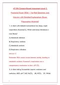 ATI RN CONCEPT-BASED ASSESSMENT EXAM PREP&colon; 200&plus; REAL EXAM QUESTIONS WITH VERIFIED ANSWERS & DETAILED RATIONALES &vert; COMPLETE TEST BANK COVERAGE&NewLine;