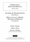 Algebra and Trigonometry with Corequisite Support&comma; 5th edition &mdash; by Judith Beecher&comma; Judith Penna &mdash; Instructor's Solutions Manual &lpar;Ch&period; 1-11&rpar;
