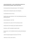 AAMA EXAM REVIEW PRETEST 3 &ndash; CLINICAL &vert; CERTIFIED MEDICAL ASSISTANT &lpar;CMA&rpar; PRACTICE QUESTIONS AND ANSWERS &vert; COMPLETE CLINICAL REVIEW