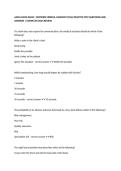 AAMA MOCK EXAM &vert; CERTIFIED MEDICAL ASSISTANT &lpar;CMA&rpar; PRACTICE TEST QUESTIONS AND ANSWERS &vert; COMPLETE EXAM REVIEW