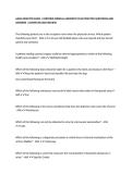 AAMA PRACTICE EXAM &vert; CERTIFIED MEDICAL ASSISTANT &lpar;CMA&rpar; PRACTICE QUESTIONS AND ANSWERS &vert; COMPLETE EXAM REVIEW
