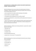 AAMA PRACTICE TEST &vert; CERTIFIED MEDICAL ASSISTANT &lpar;CMA&rpar; PRACTICE QUESTIONS AND ANSWERS &vert; COMPLETE EXAM REVIEW