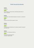 Florida Laws & Rules Chiropractic Board Exam Questions