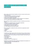 NAB CORE EXAM QUESTIONS AND ANSWERS&period;