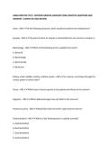 AAMA PRACTICE TEST &vert; CERTIFIED MEDICAL ASSISTANT &lpar;CMA&rpar; PRACTICE QUESTIONS AND ANSWERS &vert; COMPLETE EXAM REVIEW