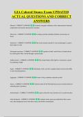 GIA Colored Stones Exam UPDATED &NewLine;ACTUAL QUESTIONS AND CORRECT &NewLine;ANSWERS