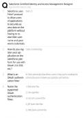 Salesforce Identity Access Management Designer &sol; IAM Architect Exam Study Guide 2026 &sol; 67&percnt; Passing Score Prep