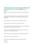 INP402 EpicCare Inpatient Clinical Exam &lpar;2025&sol;2026&rpar; Updated&colon;&NewLine;EXAM QUESTIONS WITH ACCURATE ANSWERS &vert; GET IT&NewLine;RIGHT&excl;&excl;