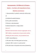 MACROECONOMICS MASTERY&colon; 200 EXAM-READY QUESTIONS WITH CORRECT ANSWERS & RATIONALES FOR COLLEGE & UNIVERSITY SUCCESS&NewLine;