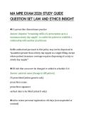 MA MPJE EXAM 2026 STUDY GUIDE&NewLine;QUESTION SET LAW AND ETHICS INSIGHT