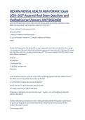 HESI RN MENTAL HEALTH NGN FORMAT Exam 2026&ndash;2027 &vert; Accurate Real Exam Questions and Verified Correct Answers &vert; JUST RELEASED
