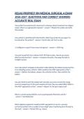 RELIAS PROPHECY RN MEDICAL SURGICAL A EXAM 2026&ndash;2027 &vert; QUESTIONS AND CORRECT ANSWERS &vert; ACCURATE REAL EXAM