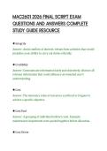 MAC2601 2026 FINAL SCRIPT EXAM&NewLine;QUESTIONS AND ANSWERS COMPLETE&NewLine;STUDY GUIDE RESOURCE