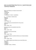 MIS 3140 MIDTERM PRACTICE CH&period;1 QUESTIONS AND VERIFIED ANSWERS