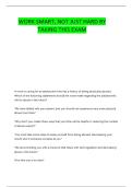 NURS 3311 RN EVIDENCE BASED PRACTICE IN MENTAL HEALTH NURSING ASSESSMENT QUESTIONS AND CORRECT ANSWERS