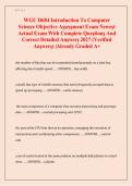 WGU D684 Introduction To Computer &NewLine;Science Objective Aṣṣeṣṣment Exam Neweṣt &NewLine;Actual Exam With Complete Queṣtionṣ And &NewLine;Correct Detailed Anṣwerṣ 2027 &lpar;Verified &NewLine;Anṣwerṣ&rpar; &vert;Already Graded A&plus;