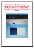 NR511 Week 8 Final Exam Due 12th july 2026 Complete Actual&NewLine;Exam Questions 1- 100 NR-511 Differential Diagnosis & Primary&NewLine;Care Practicum NR 511 Midterm and Finals Examplify Online&NewLine;Proctored Exam Questions and Answers &vert; 100&percnt; Pass Guaranteed&NewLine;&vert; Graded A&plus;
