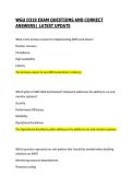 WGU D319 EXAM QUESTIONS AND CORRECT ANSWERS&vert; LATEST UPDATE