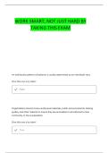 FINAL EXAM NURS 3311 REVIEW QUESTIONS AND CORRECT ANSWERS