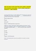 MED GAS MOCK EXAM QUESTIONS AND CORRECT ANSWERS&NewLine;WITH COMPLETE SOLUTIONS &vert; LATEST UPDATE 2026&sol;2027 &vert;&NewLine;GRADED A&plus; &vert; 100&percnt; VERIFIED&period;