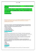 HESI Pharmacology Exam Practice Questions & Study Guide