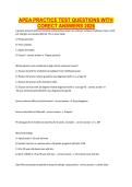 APEA Practice Test Questions with Correct Answers 2026 &vert; Complete Exam Prep & Verified Study Guide