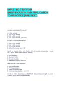 NURS - ECG RHYTHM IDENTIFICATION AND APPLICATION TO PRACTICE &lpar;PRE-TEST&rpar;&NewLine;&NewLine;