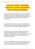 NSG 6001 WEEK 3 MIDTERM &NewLine;2026&sol;2027 ACTUAL QUESTIONS &NewLine;WITH VERIFIED ANSWERS&period; 